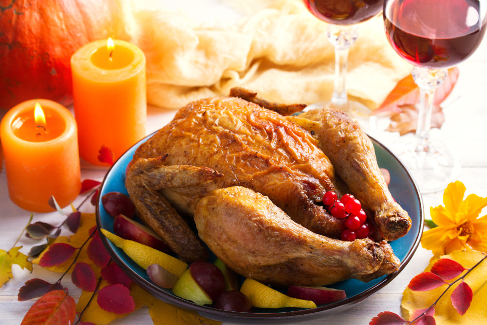 TRADITIONAL THANKSGIVING RICE STUFFED TURKEY WITH A PINCH OF PEPPER -PRIDE OF INDIA