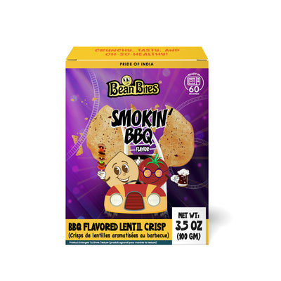 Bean Bites Smokin’ BBQ Lentil Crisp - Pride Of India