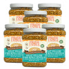 Indian Split Yellow Chickpea Lentils - Protein & Fiber Rich Chana Dal Jar - Pride Of India