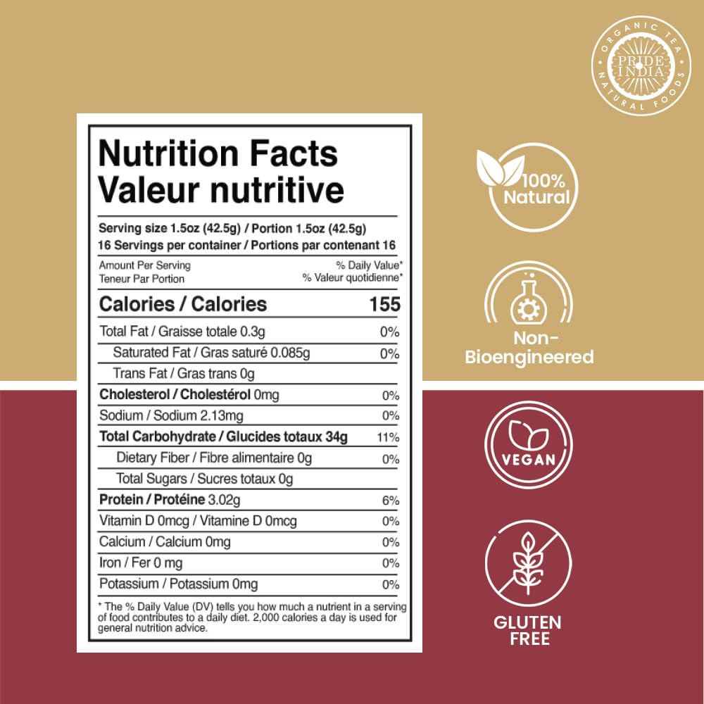 Extra Long Basmati Rice with Minced Onion and Garlic - Pride Of India