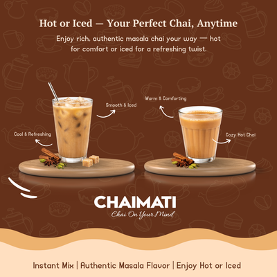 CHAIMATI Sweetened Instant Masala Chai Latte Premix - 2 lb