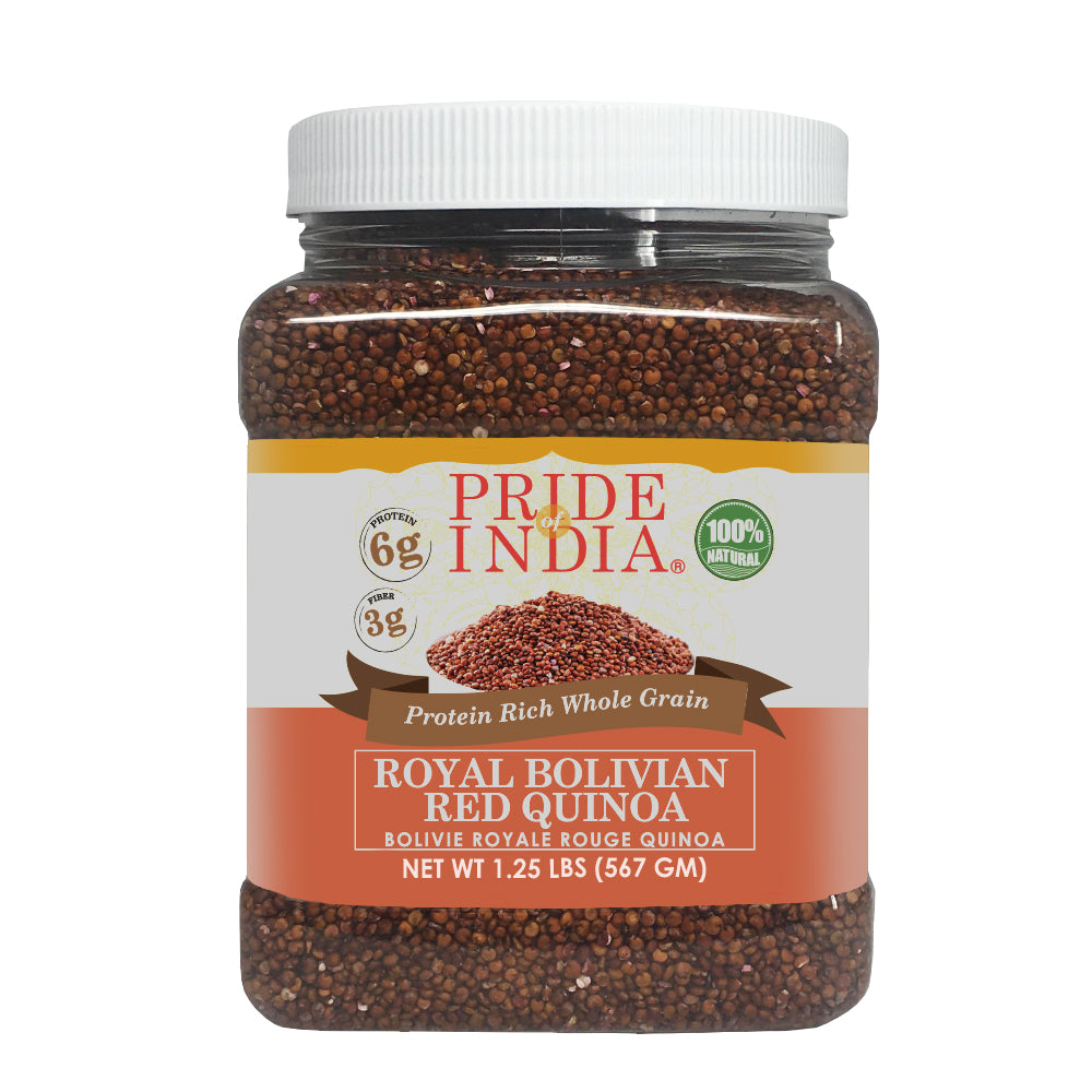 Red Royal Quinoa - Protein Rich Whole Grain Jar - Pride Of India