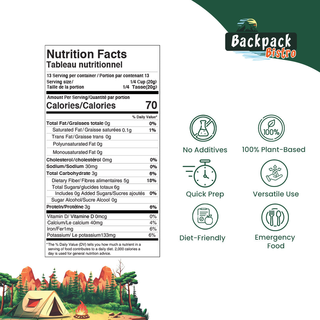 Backpack Bistro Dehydrated Mixed Vegetables 7.05 oz (200 g) - Pride Of India