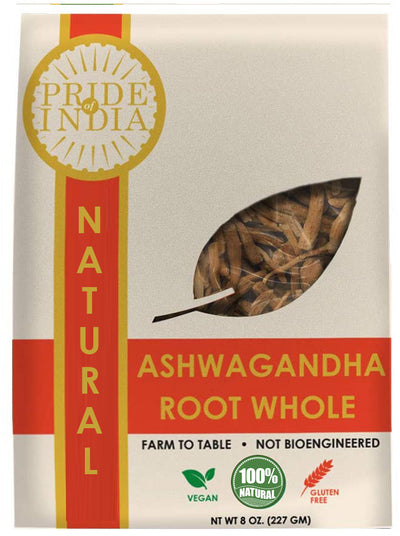 Natural Ashwagandha Root Whole - Pride Of India
