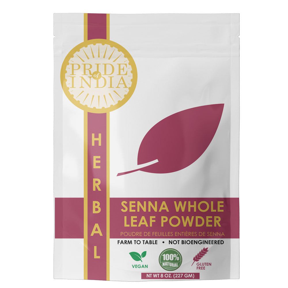 Natural Senna Herb Powder, (8 Oz-227 gm) - Pride Of India